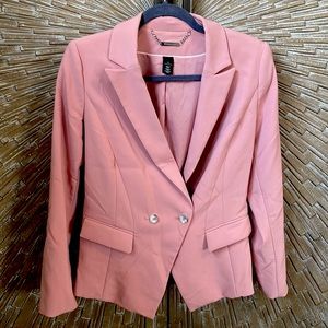 Whbm blazer pink
